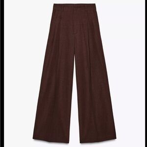 Zara Brown Flare Pants